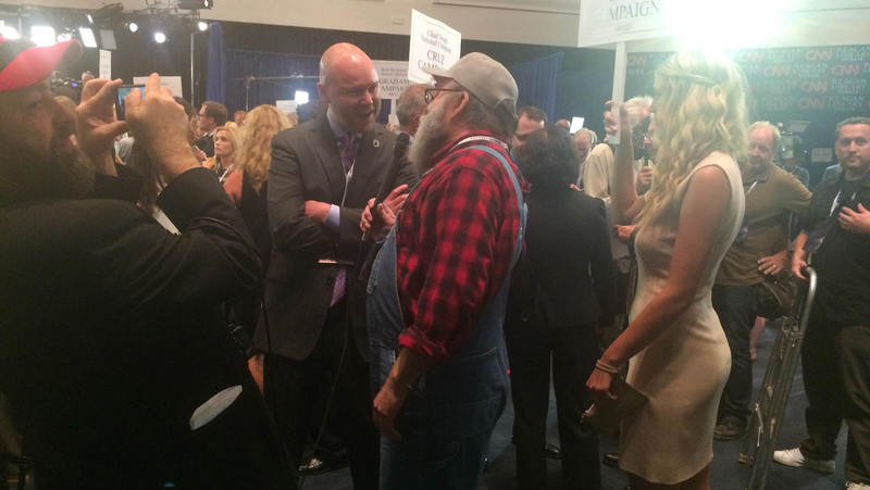 Illustration for article titled The Post-Debate GOP Spin Room Is the Closest I'll Get to Hell
